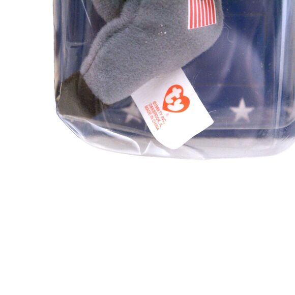 Ty Beanie Babies Lefty the Donkey Mc Donalds American Trio Original Pack NEW - Picture 6 of 6